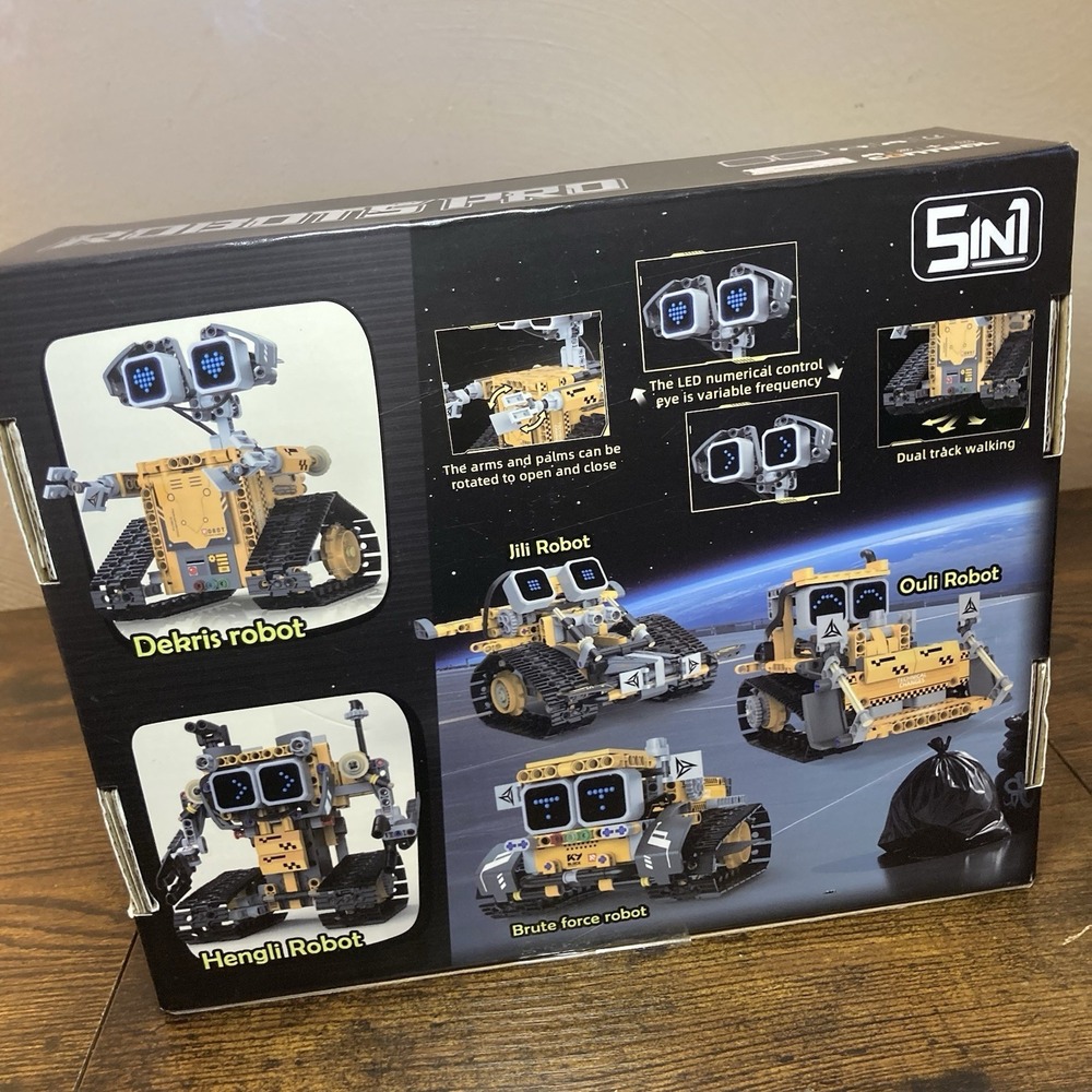 Robot Pro Block Building Kit 5-in-1 Remote Control STEM Toy K96228 Model Program - Picture 8 of 8